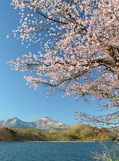 Lake Hibara and Mount Bandai