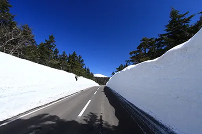 "Bandai-Azuma Skyline" Snow Corridor