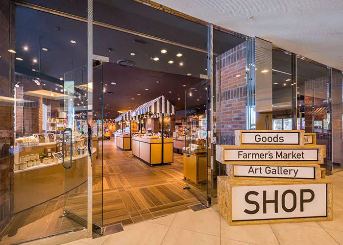 Inside the souvenir shop