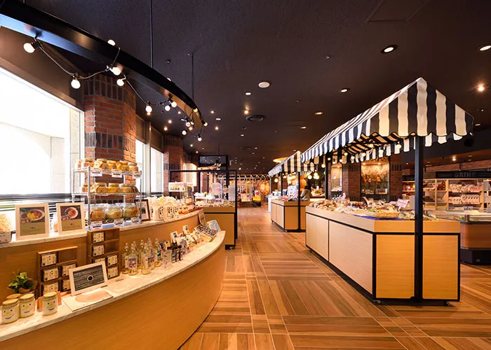 Inside the souvenir shop