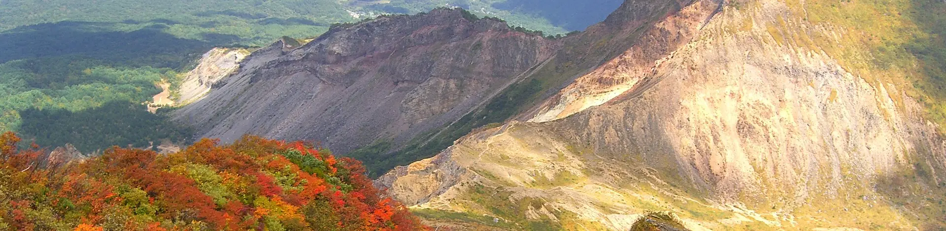 Mt. Bandai autumn foliage images
