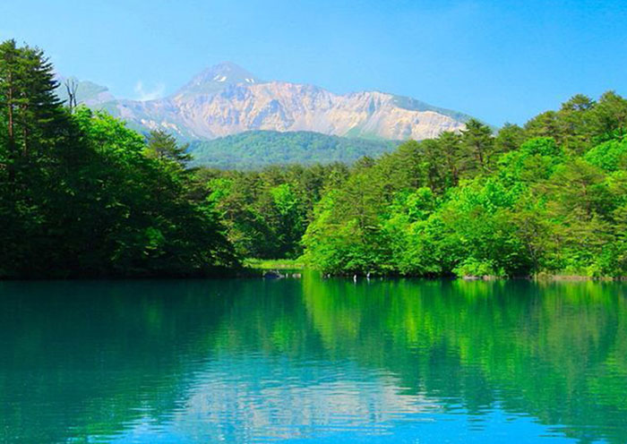 Summer activity example: Goshikinuma Picnic. Take a stroll around Goshikinuma with a picnic-like feeling.