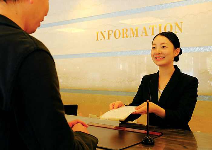 Check in. After checking in, you can relax in the hotel.