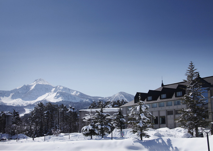Exterior view / Winter. Enjoy the snowy wonderland of Urabandai to the fullest.