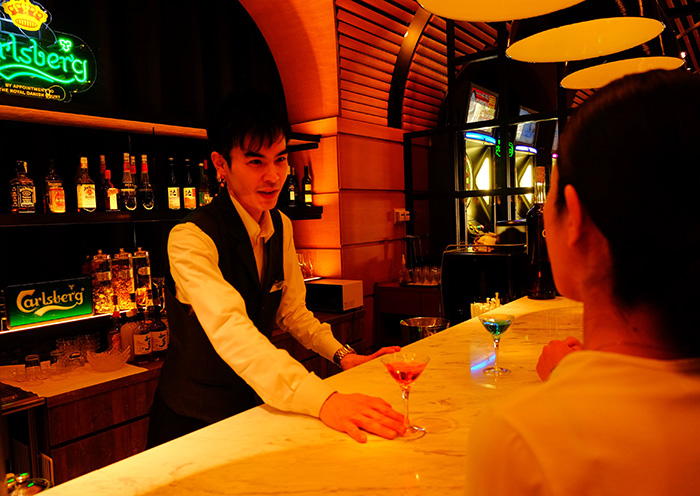 Bar counter. (Play spot on 3rd floor)
