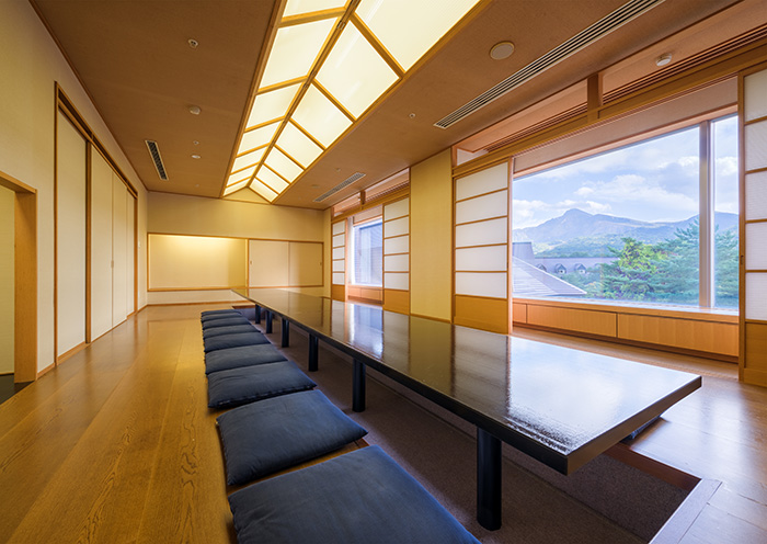 Private banquet halls. We have four private banquet halls that can accommodate 8 to 20 people.