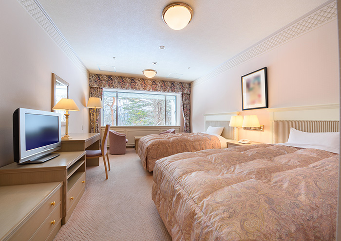 Standard Twin /36 square meters. A simple and comfortable twin room.