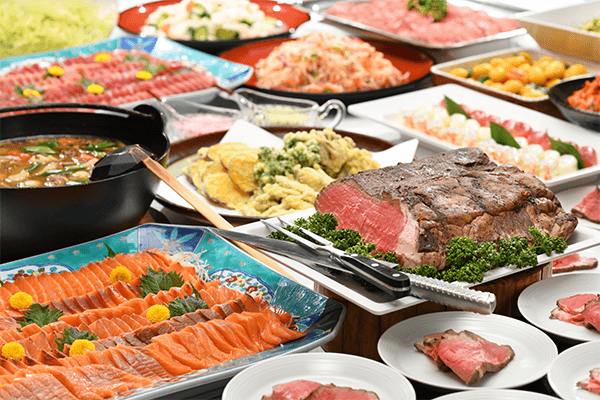 A kids' corner has been set up at the buffet restaurant "Hibara Dining"!