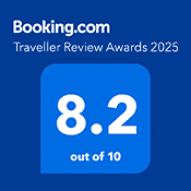 Winner of Booking.com's "Traveller Review Awards 2025"!