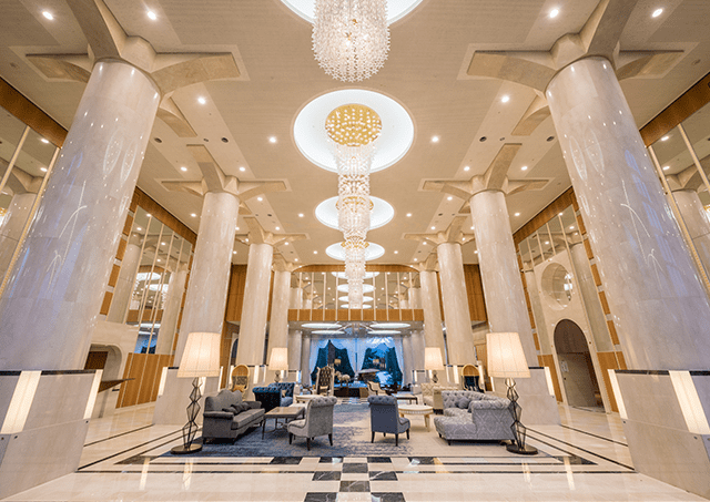 A gorgeous lobby