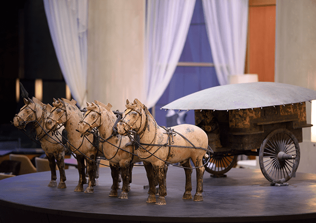 Qin Shihuang Gold and Silver Bronze Carriage