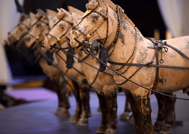 Qin Shihuang Gold and Silver Bronze Carriage