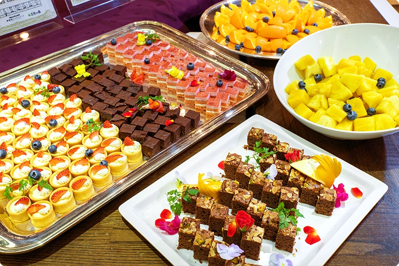 .A wide range of menu items to choose from