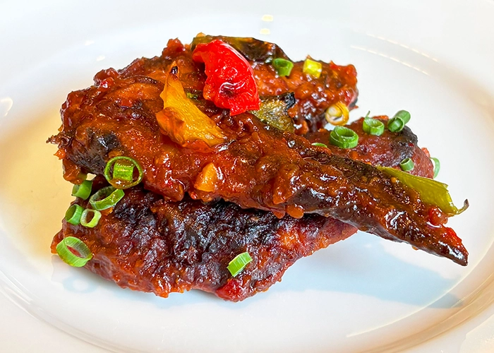 Spicy grilled chicken wings from Sri Lanka