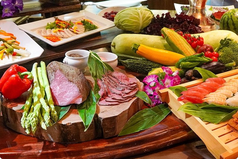 Choose as much as you like from our wide menu.