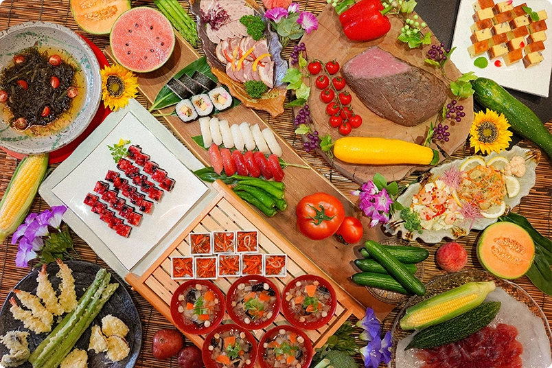 Choose as much as you like from our wide menu.