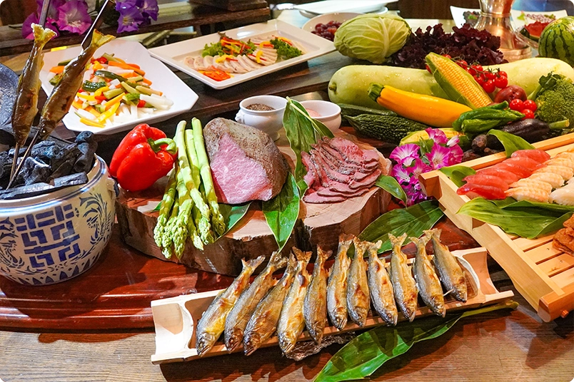 .A wide range of menu items to choose from